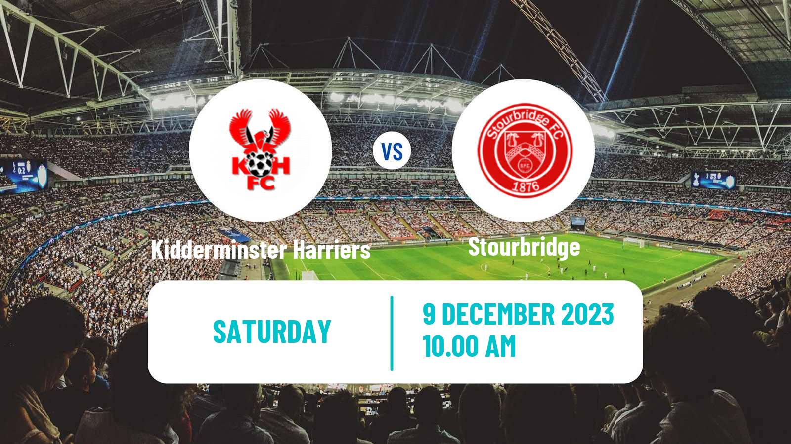 Soccer English FA Trophy Kidderminster Harriers - Stourbridge