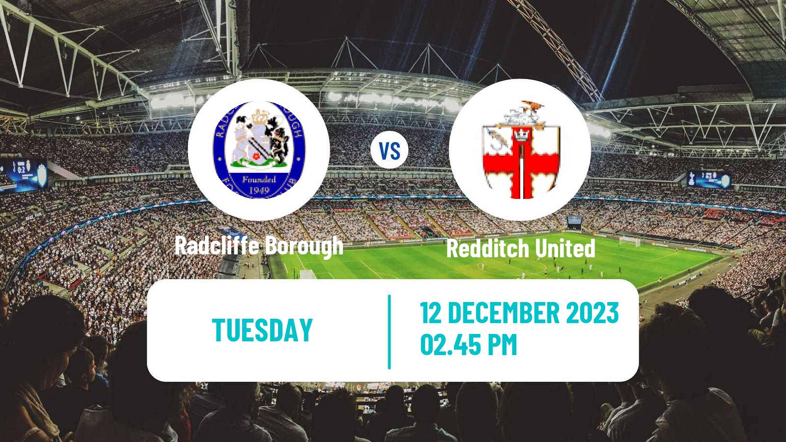 Soccer English FA Trophy Radcliffe - Redditch United