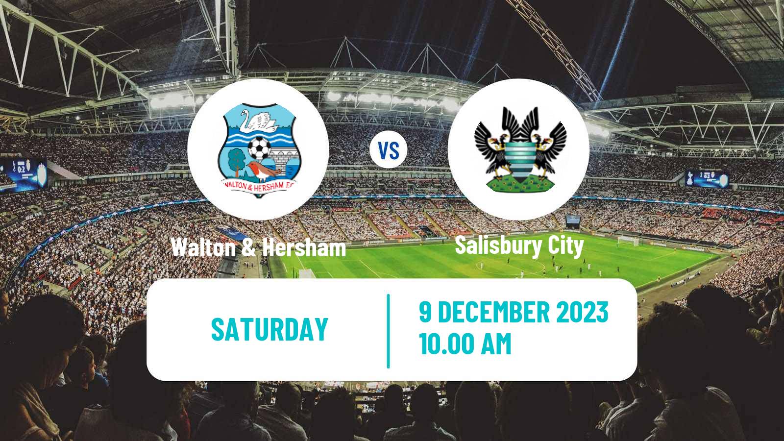 Soccer English Southern League South Division Walton & Hersham - Salisbury