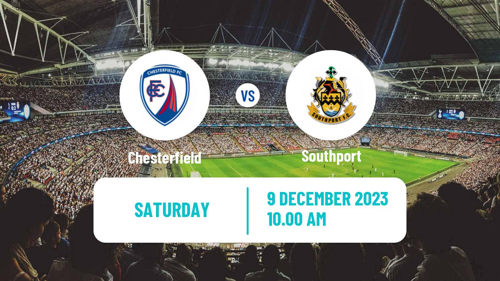Soccer English FA Trophy Chesterfield - Southport