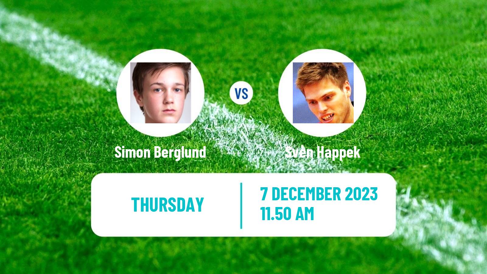Table tennis Challenger Series Men Simon Berglund - Sven Happek