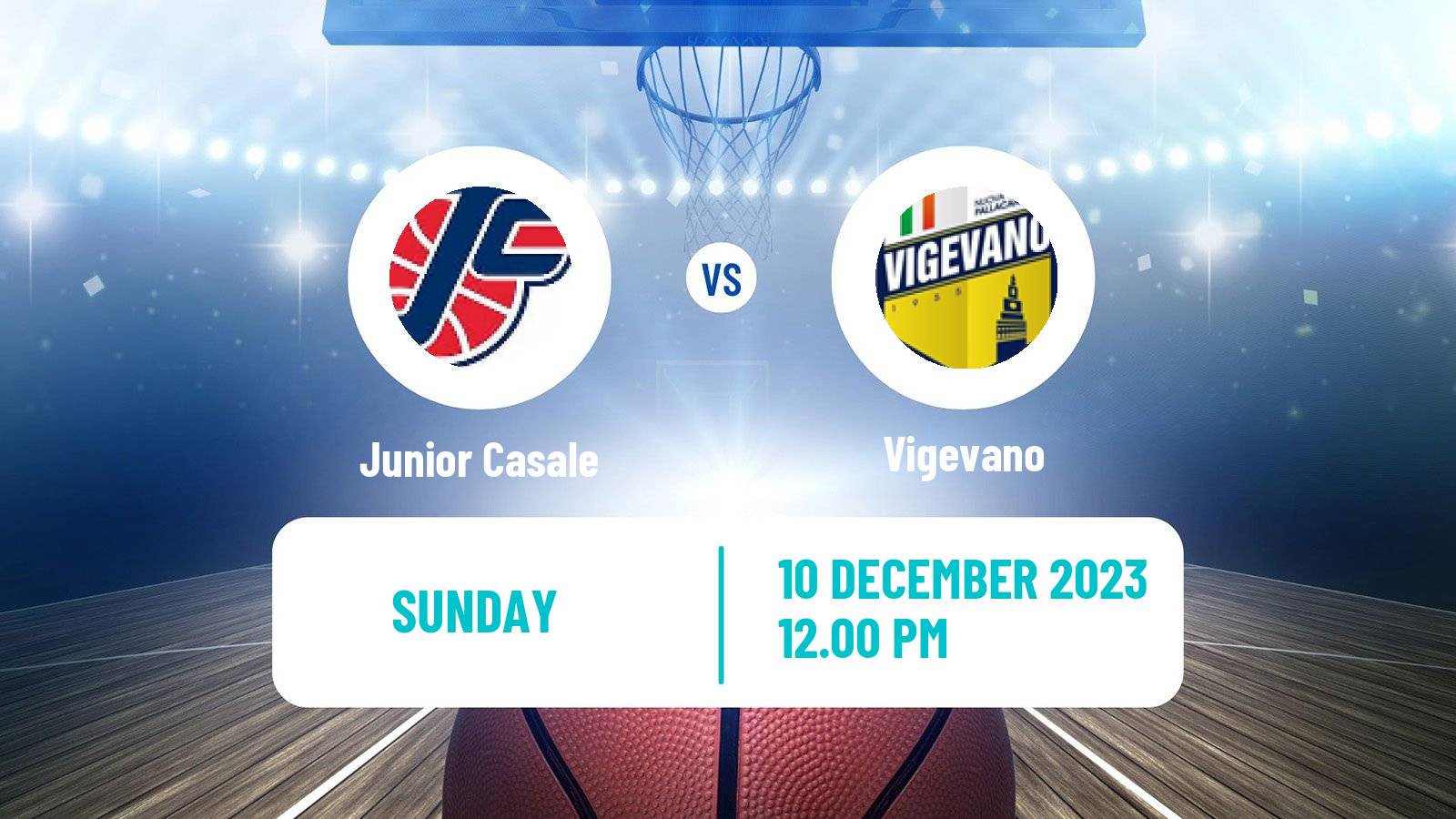 Basketball Italian Serie A2 Basketball Junior Casale - Vigevano