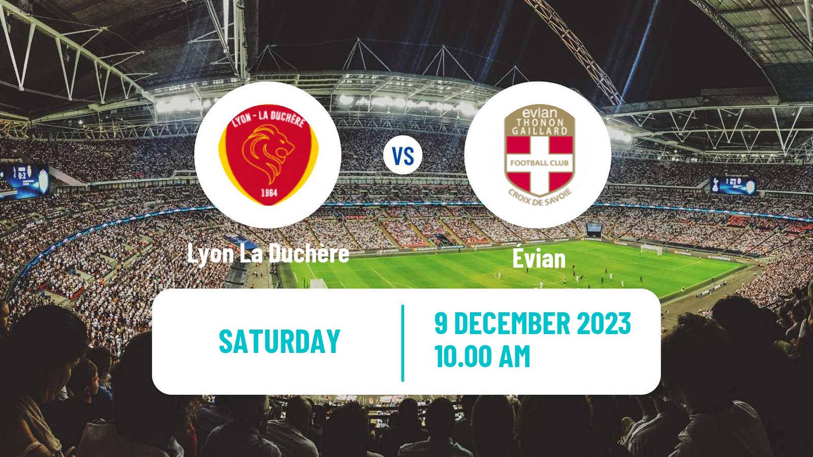 Soccer Coupe De France Lyon La Duchère - Évian