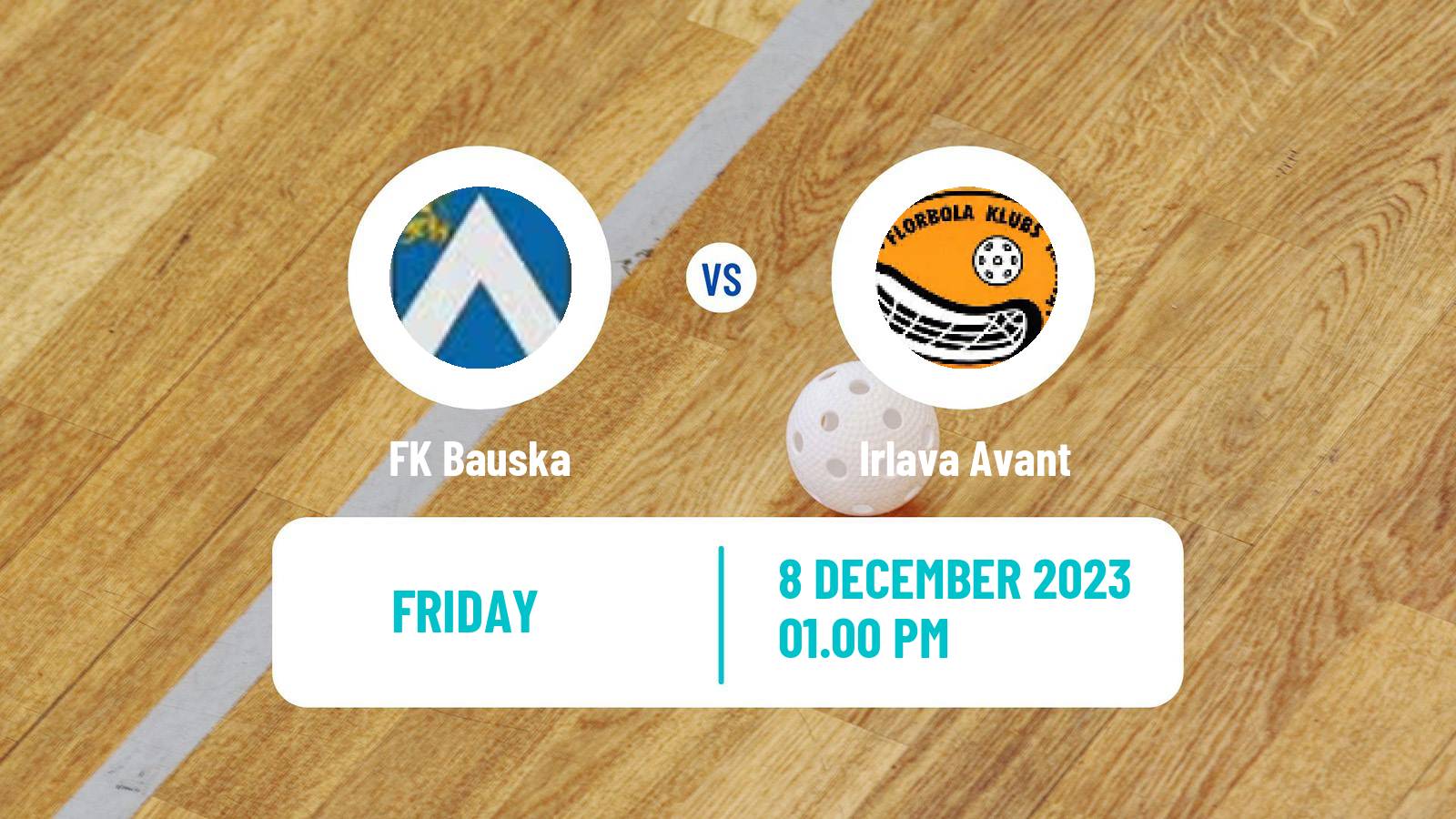 Floorball Latvian Elvi Liga Bauska - Irlava Avant