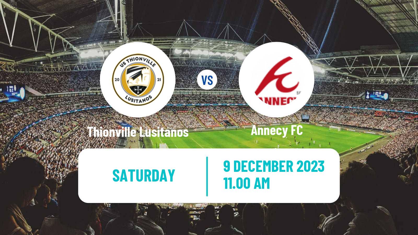 Soccer Coupe De France Thionville Lusitanos - Annecy
