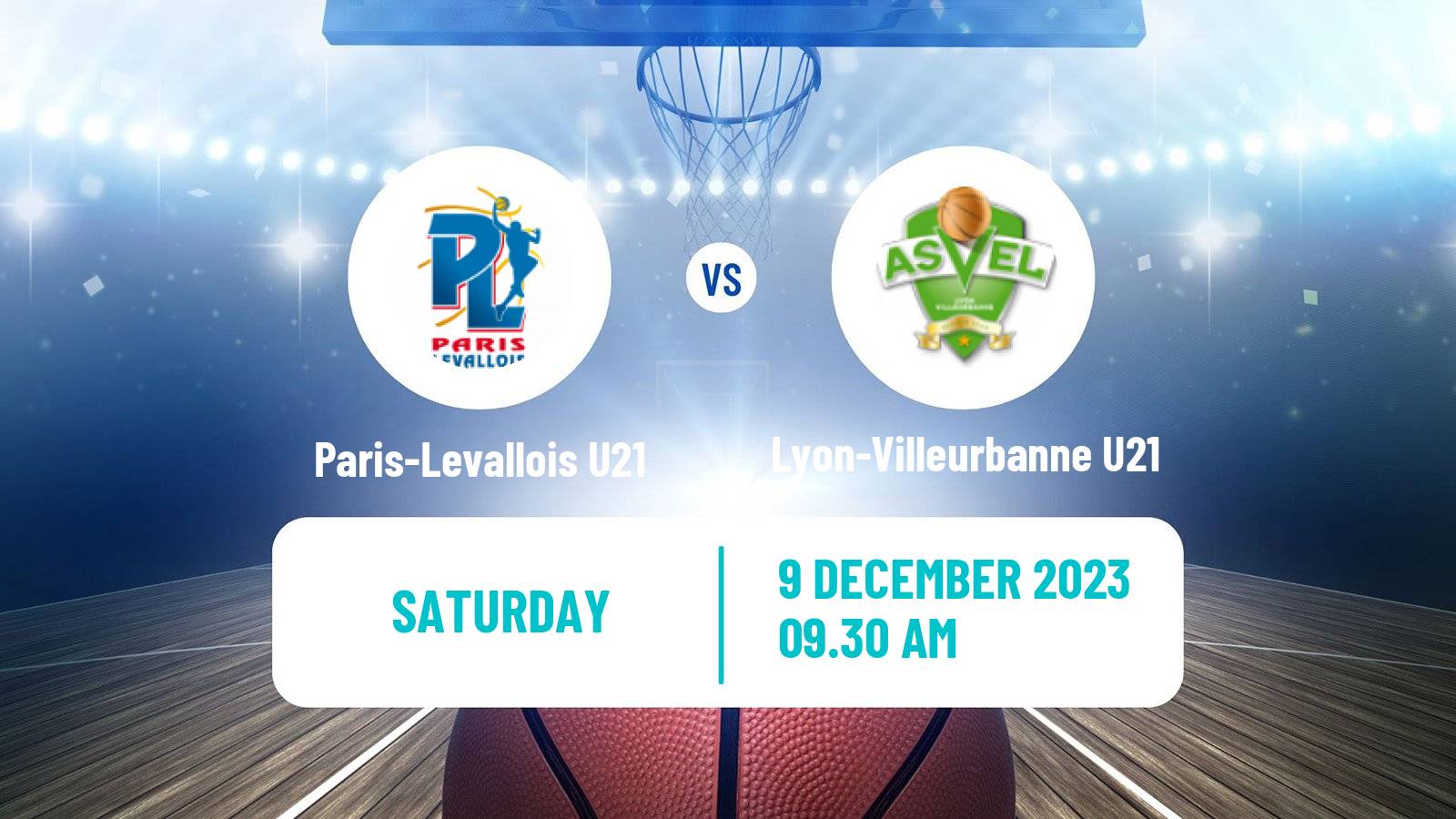 Basketball French Espoirs U21 Basketball Paris Basketball U21 - Lyon-Villeurbanne U21