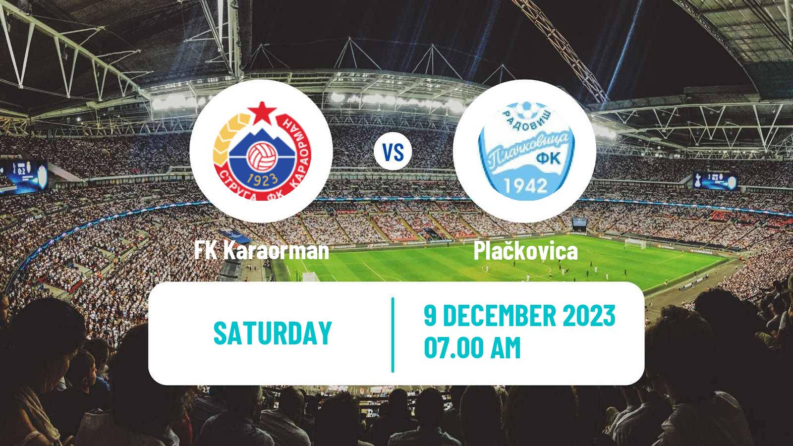Soccer North Macedonian 2 MFL Karaorman - Plačkovica