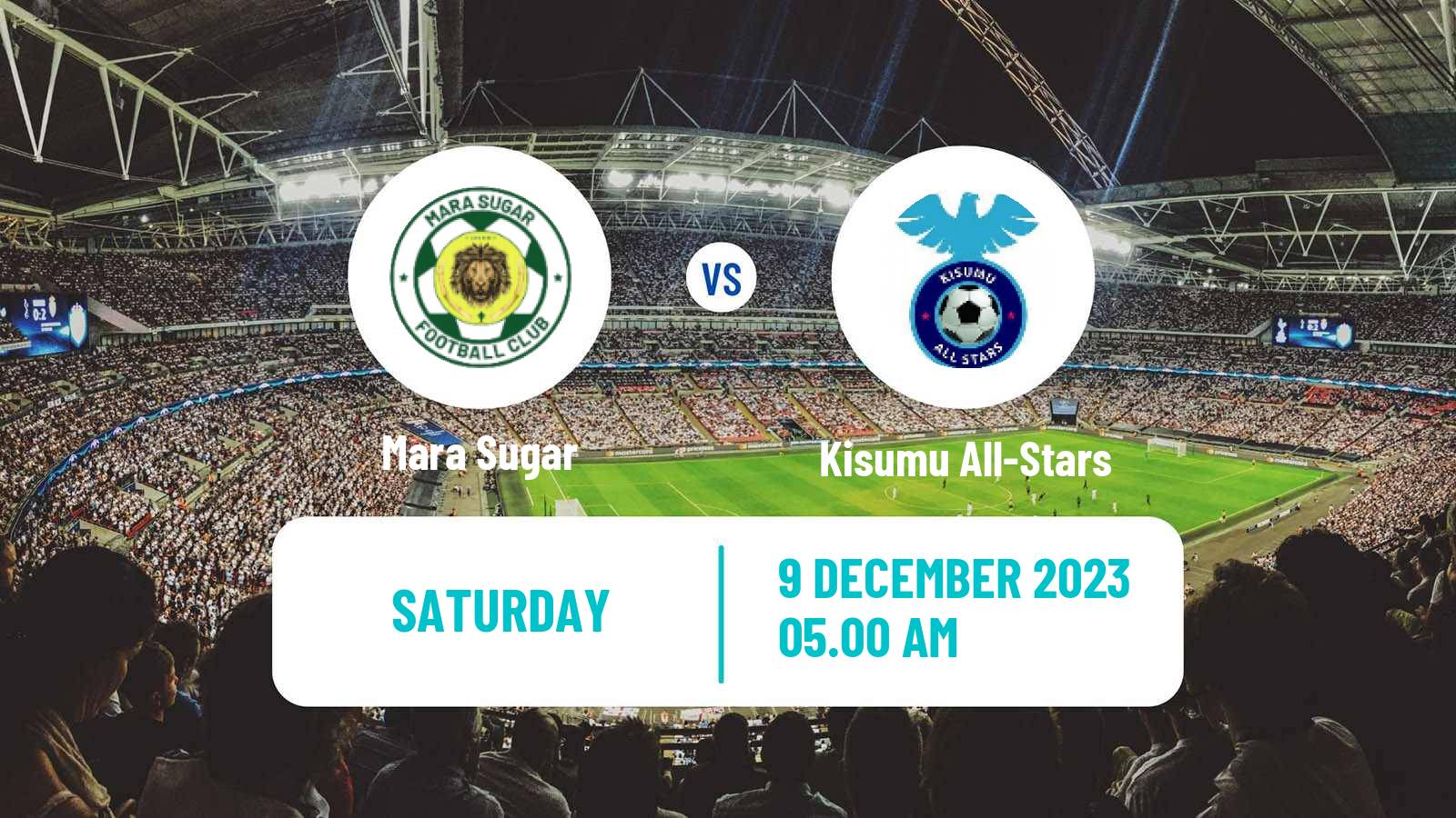Soccer Kenyan Super League Mara Sugar - Kisumu All-Stars