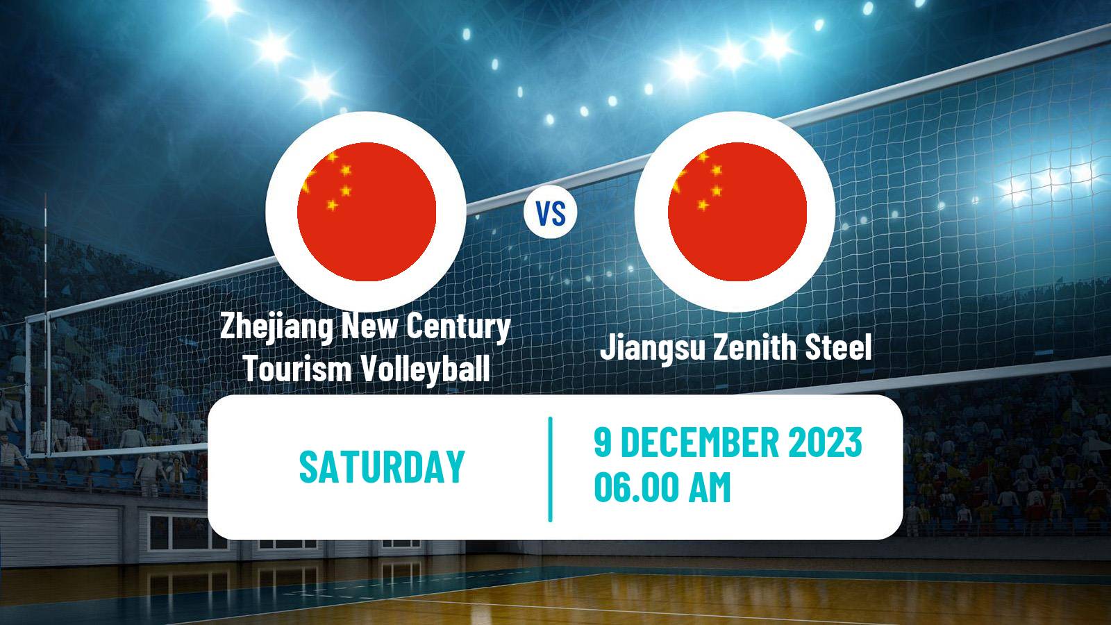 Volleyball Chinese CVL Women Zhejiang New Century Tourism Volleyball - Jiangsu Zenith Steel