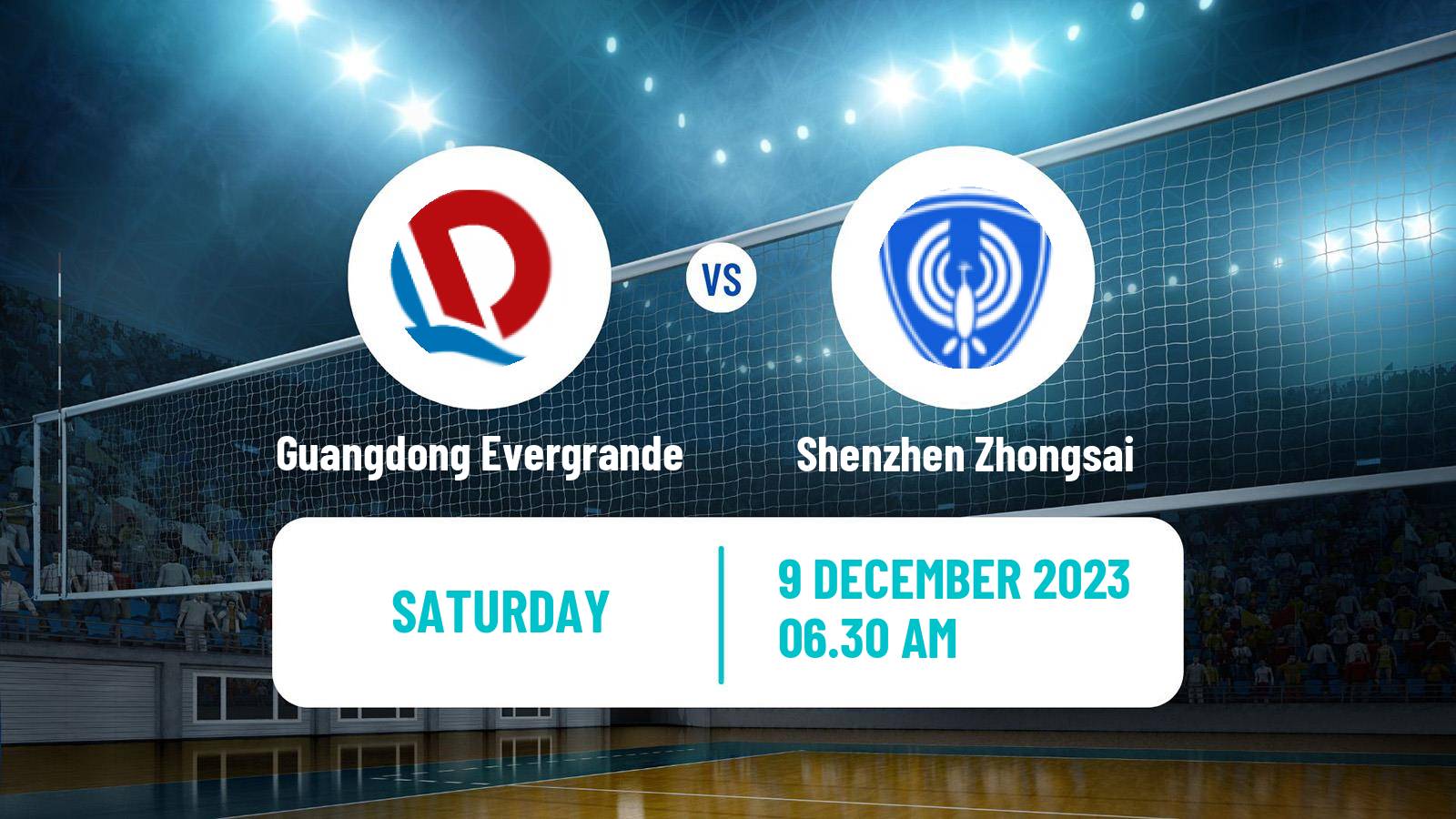 Volleyball Chinese CVL Women Guangdong Evergrande - Shenzhen Zhongsai