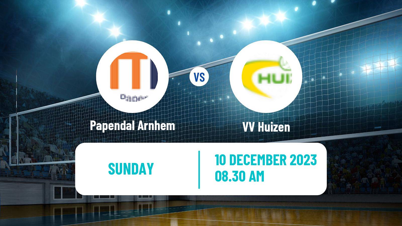 Volleyball Dutch Eredivisie Volleyball Papendal Arnhem - Huizen