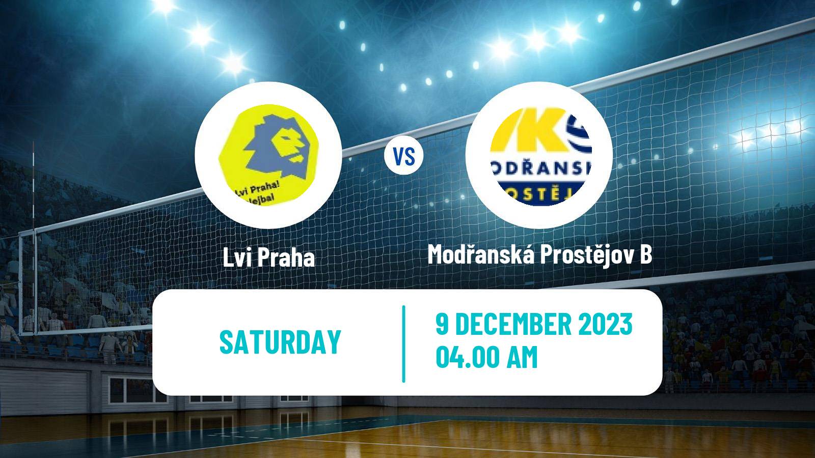 Volleyball Czech 1 Liga Volleyball Women Lvi Praha - Modřanská Prostějov B
