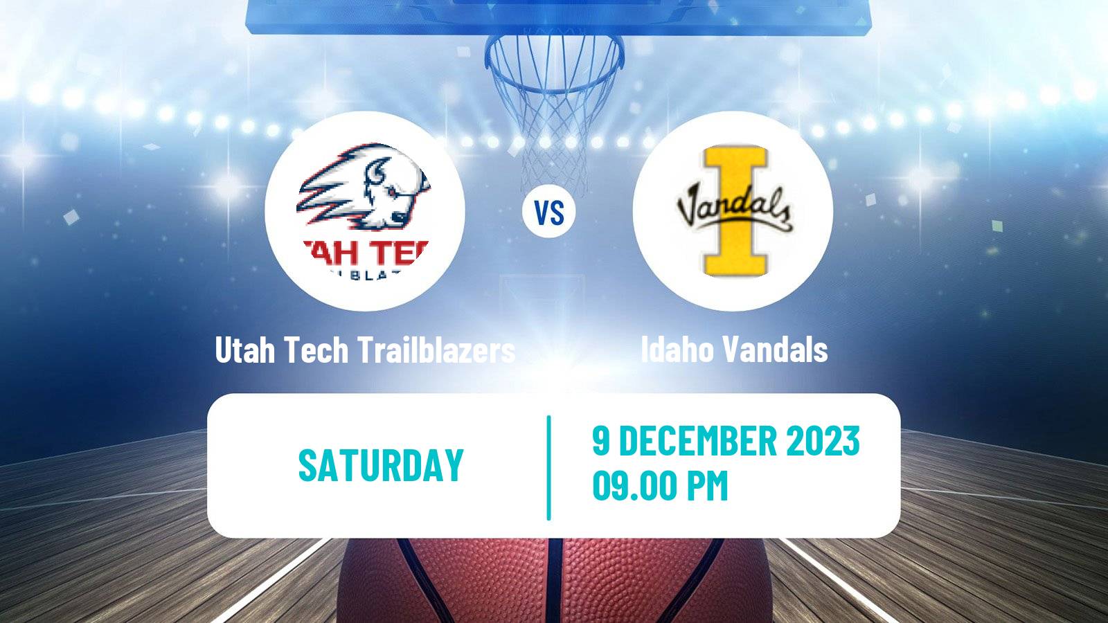 Basketball NCAA College Basketball Utah Tech Trailblazers - Idaho Vandals