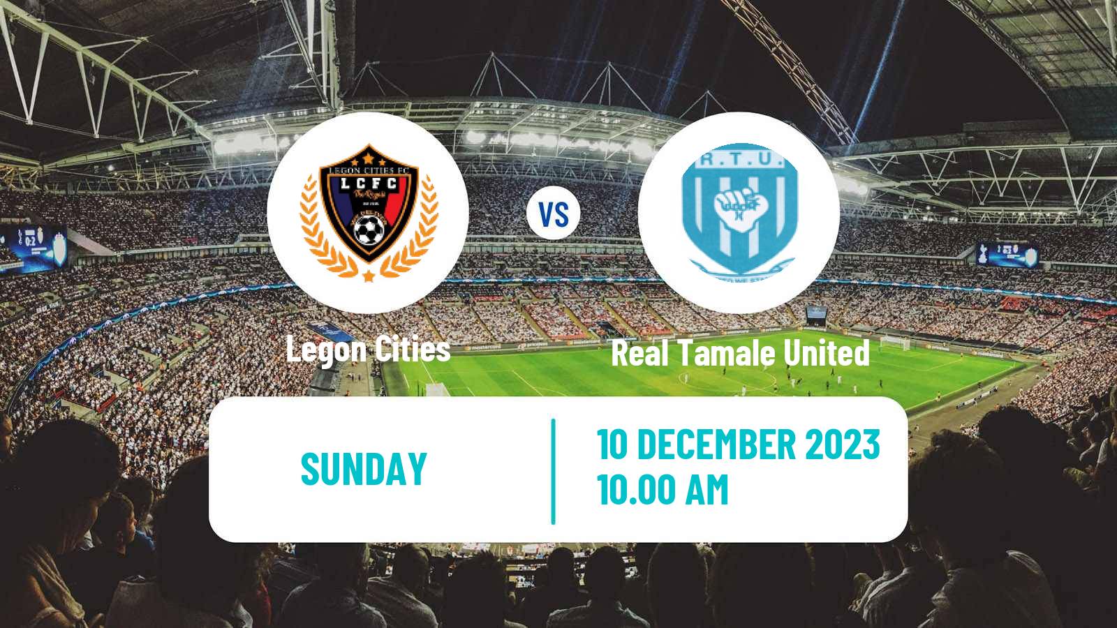 Soccer Ghanaian Premier League Legon Cities - Real Tamale United