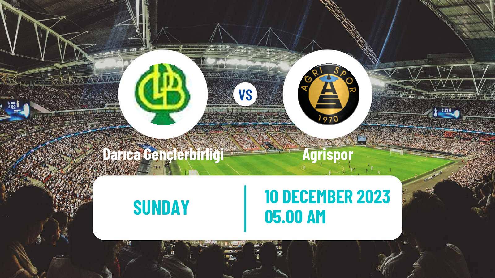 Soccer Turkish 3 Lig Group 3 Darıca Gençlerbirliği - Agrispor