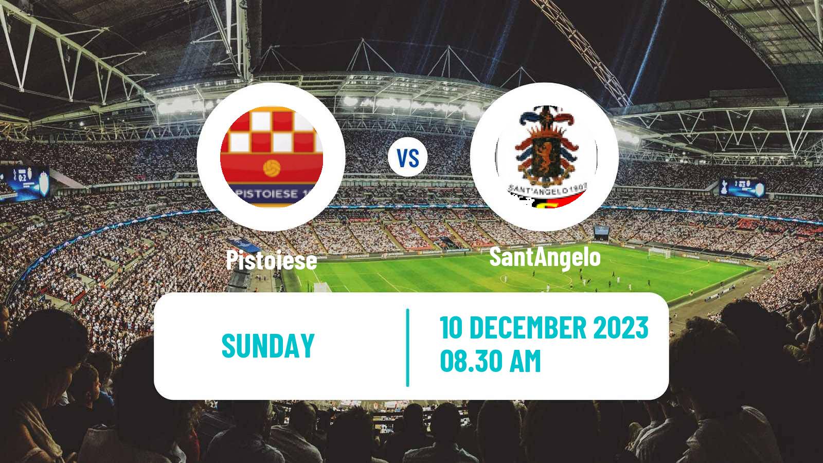 Soccer Italian Serie D - Group D Pistoiese - SantAngelo
