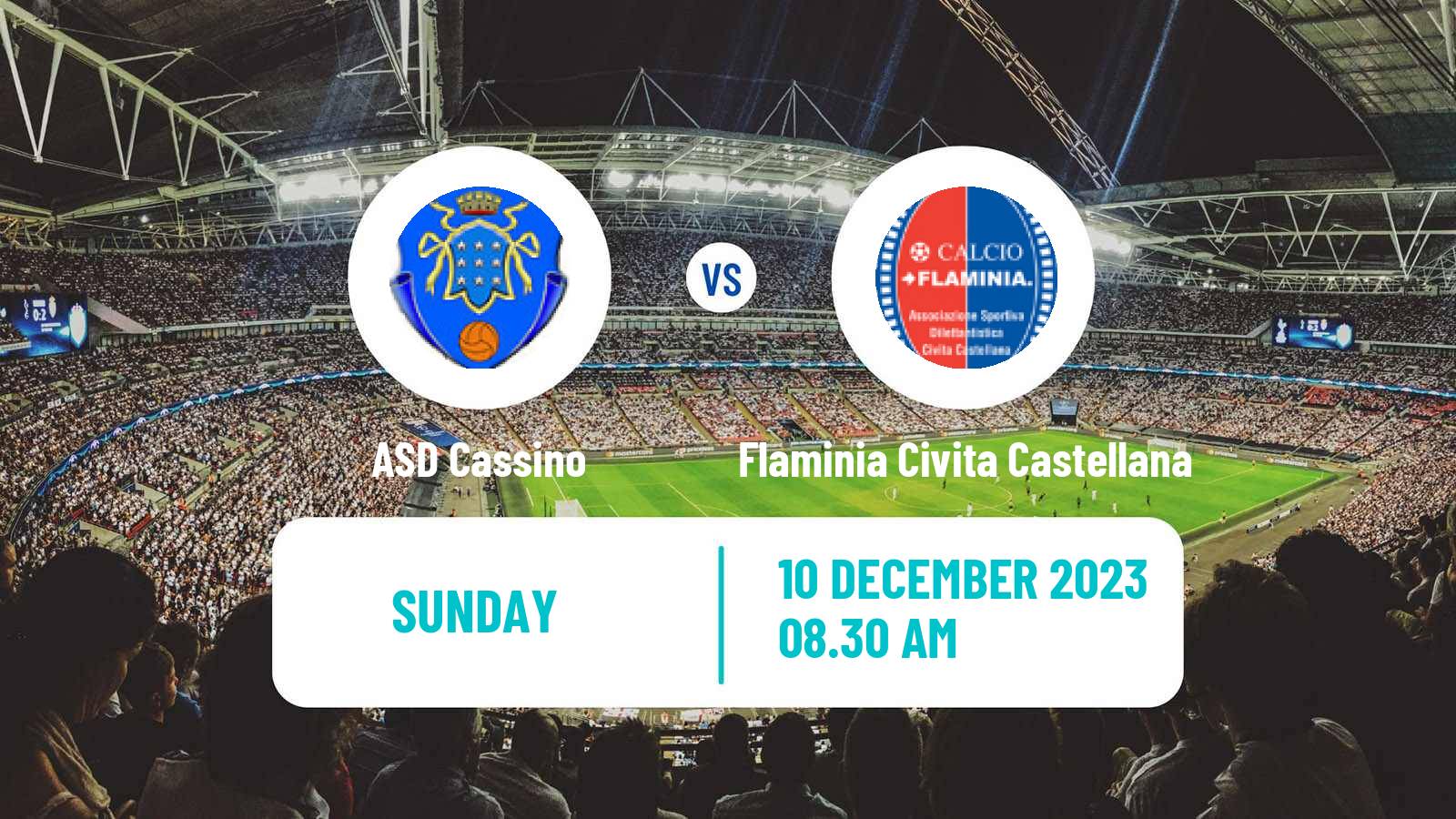Soccer Italian Serie D - Group G Cassino - Flaminia Civita Castellana