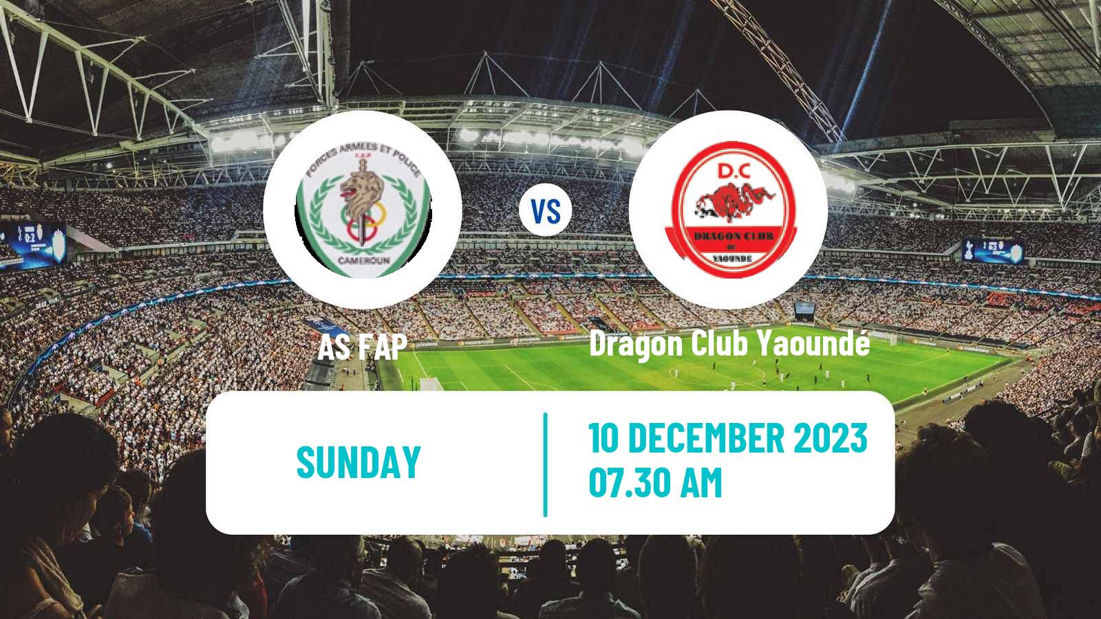 Soccer Cameroon Elite Two FAP - Dragon Club Yaoundé