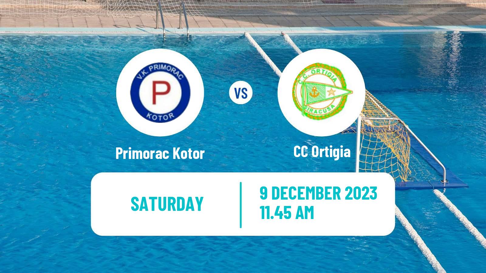 Water polo Euro Cup Water Polo Primorac Kotor - Ortigia