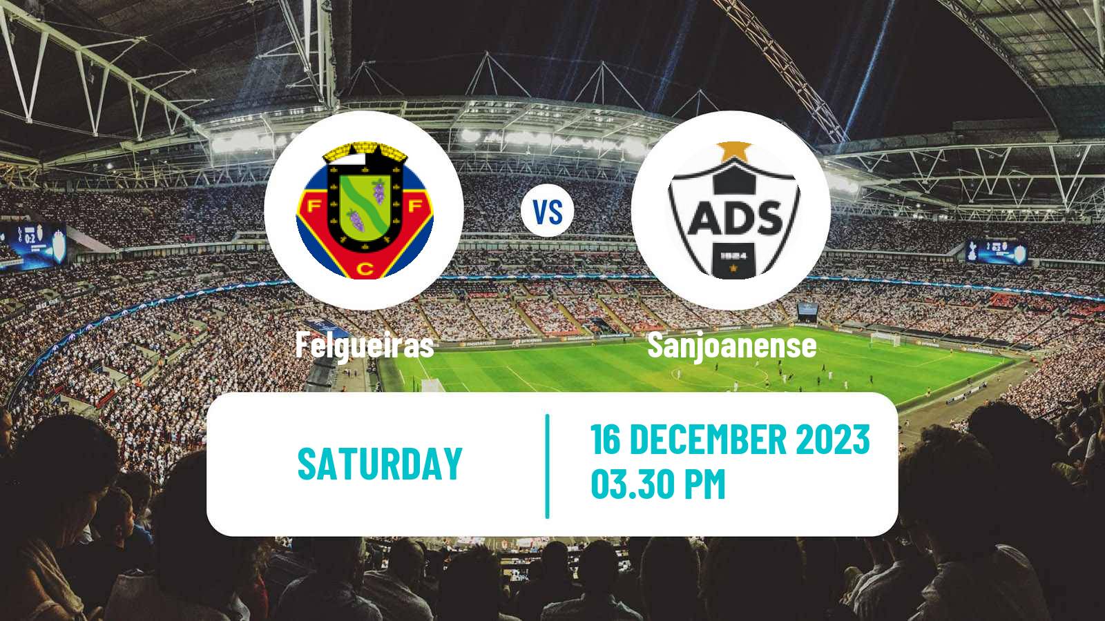 Soccer Portuguese Liga 3 Felgueiras - Sanjoanense