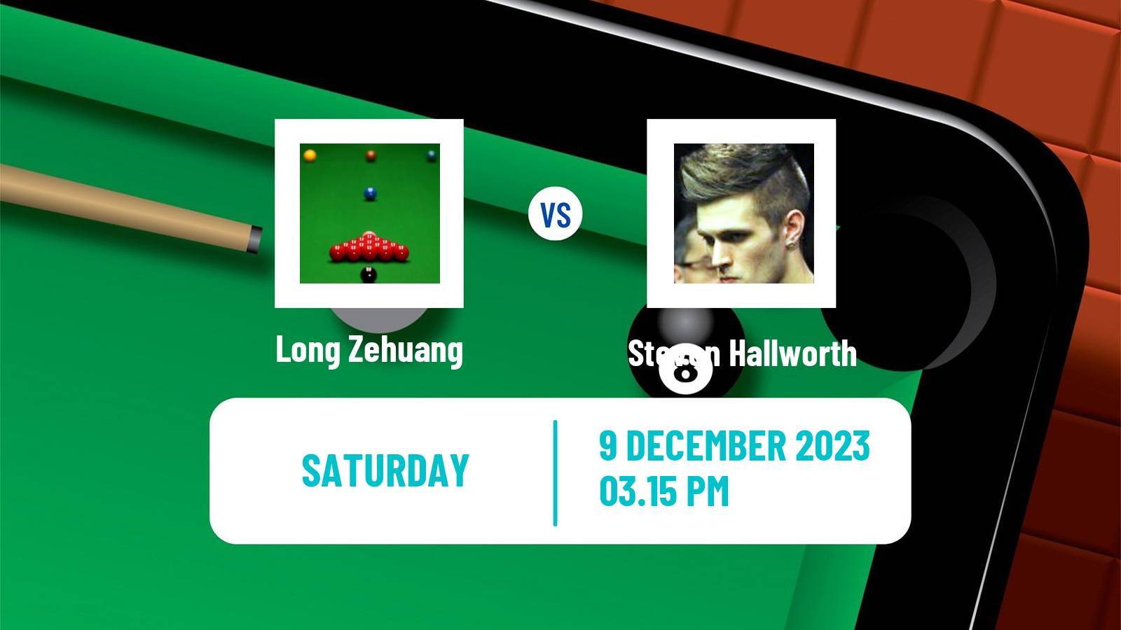 Snooker Snooker Shoot Out Long Zehuang - Steven Hallworth