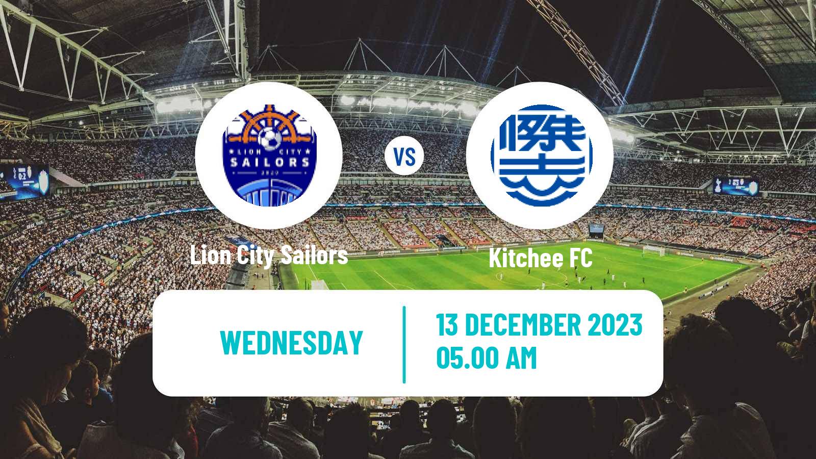 Soccer AFC Champions League Lion City Sailors - Kitchee
