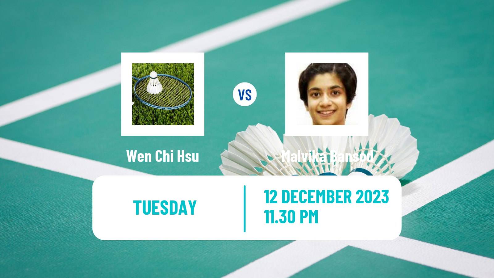 Badminton BWF World Tour Odisha Masters Women Wen Chi Hsu - Malvika Bansod