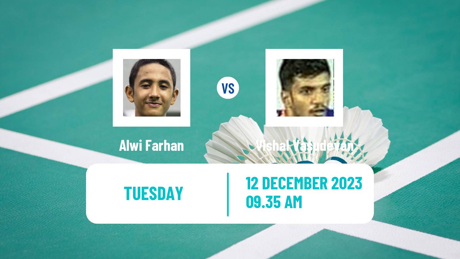 Badminton BWF World Tour Odisha Masters Men Alwi Farhan - Vishal Vasudevan
