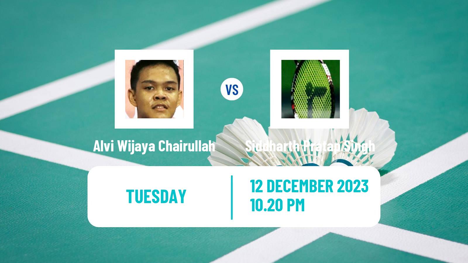 Badminton BWF World Tour Odisha Masters Men Alvi Wijaya Chairullah - Siddharth Pratap Singh