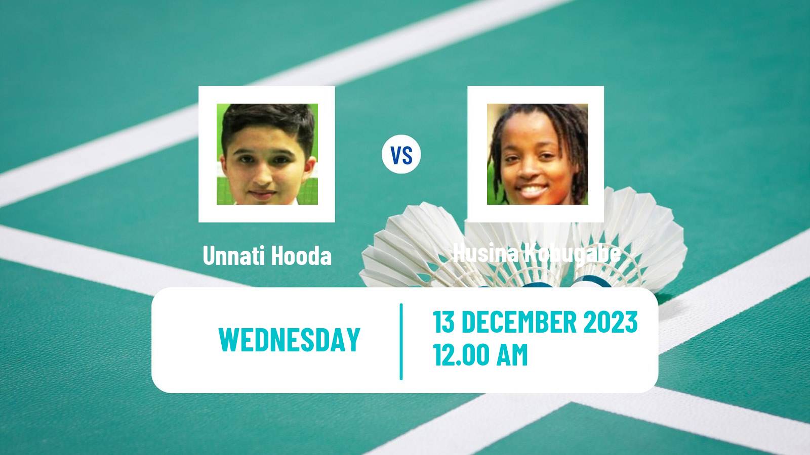 Badminton BWF World Tour Odisha Masters Women Unnati Hooda - Husina Kobugabe