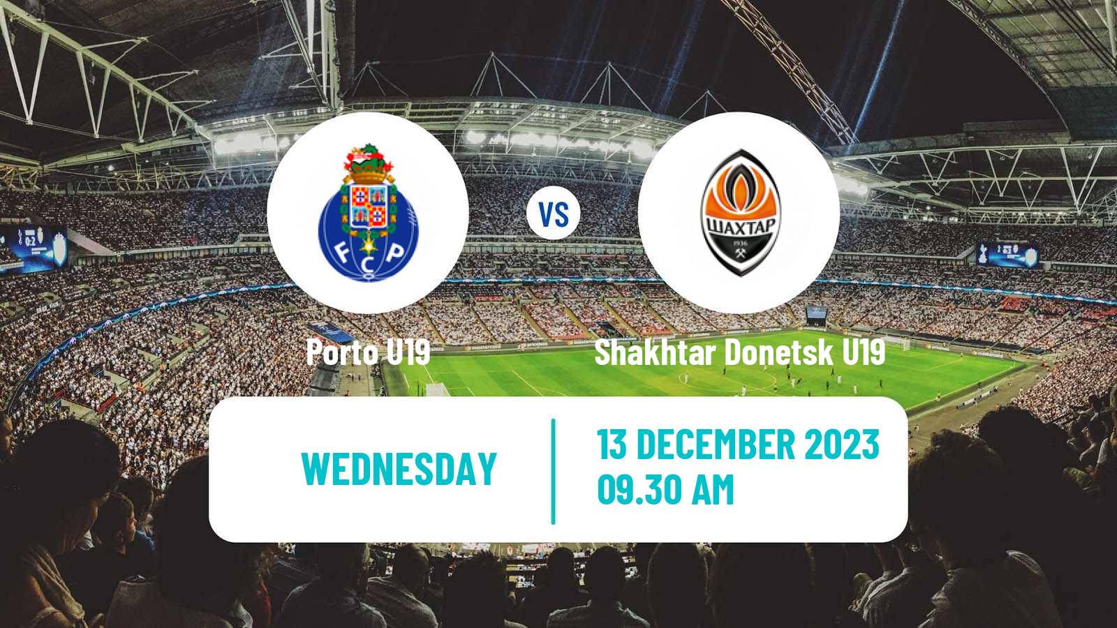Soccer UEFA Youth League Porto U19 - Shakhtar Donetsk U19