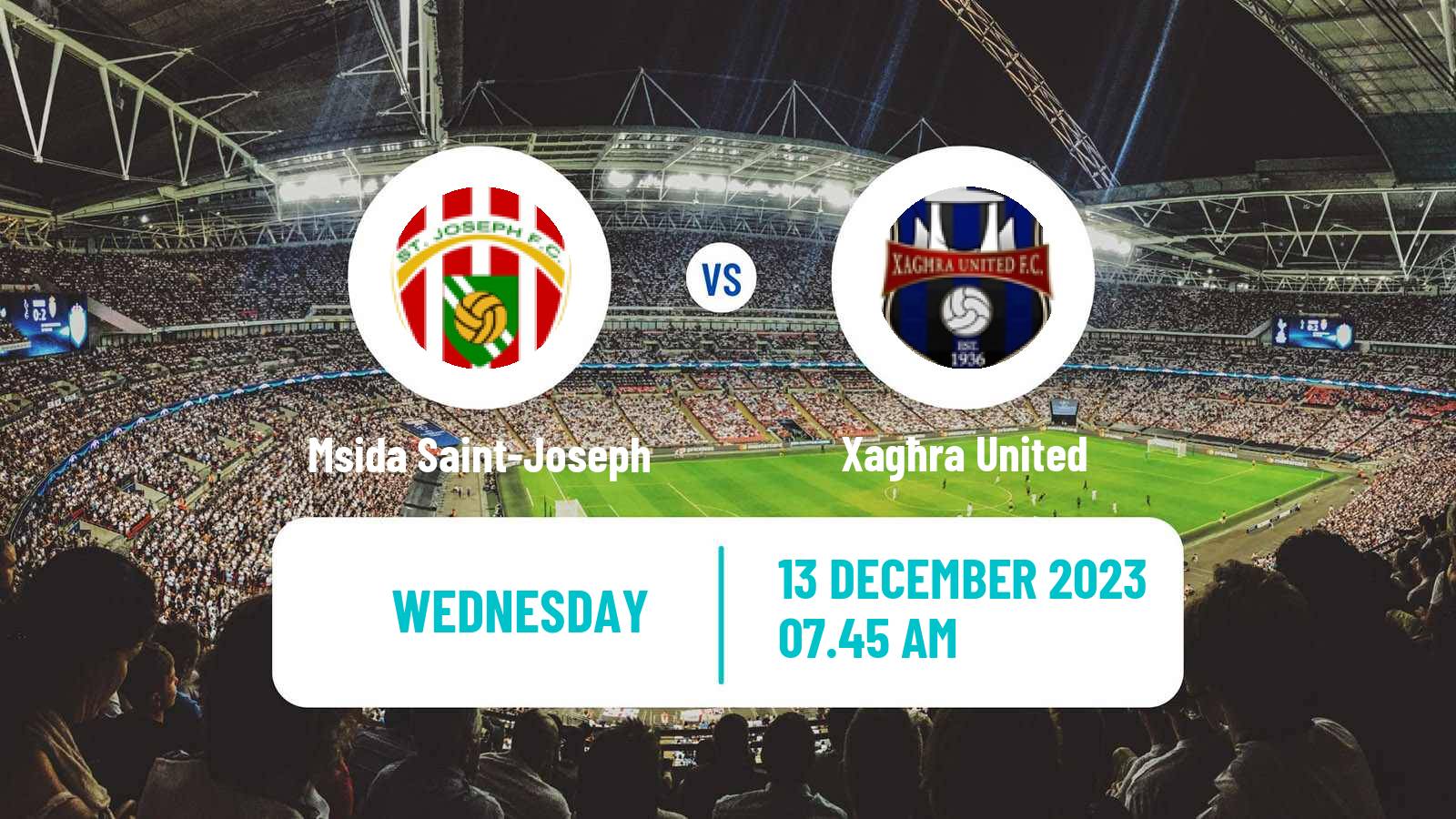 Soccer Maltese FA Trophy Msida Saint-Joseph - Xagħra United
