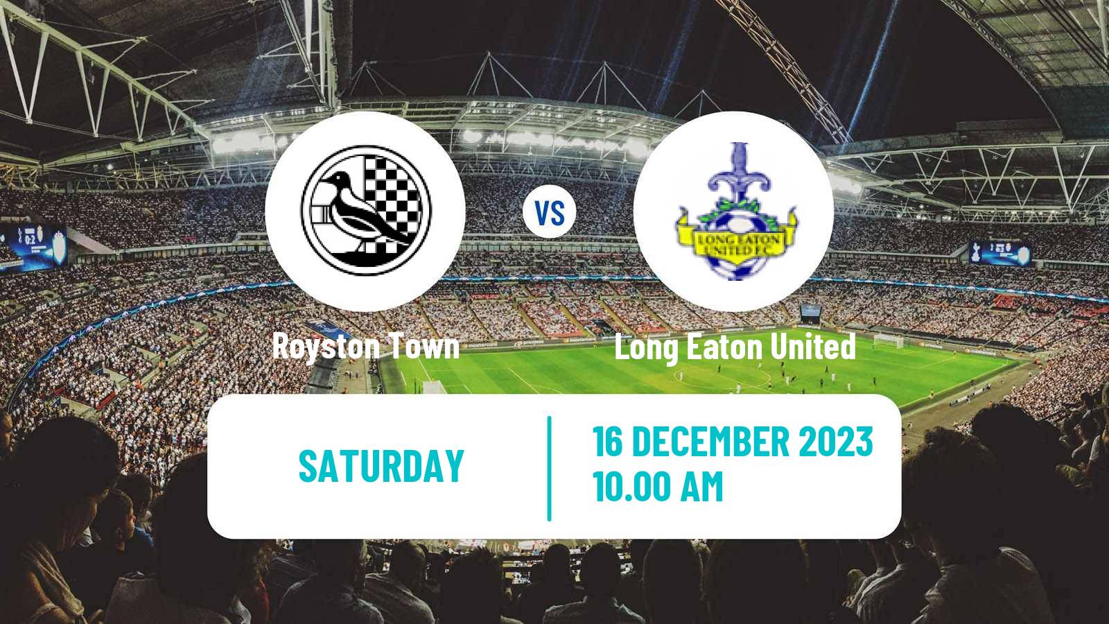 Soccer English Southern League Central Division Royston Town - Long Eaton United