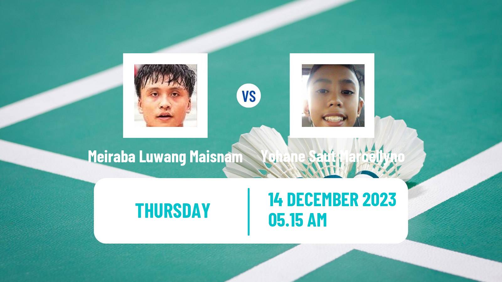 Badminton BWF World Tour Odisha Masters Men Meiraba Luwang Maisnam - Yohane Saut Marcellyno