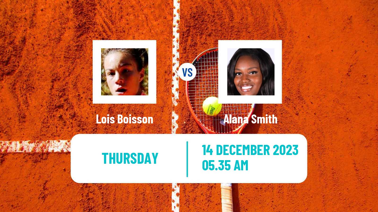 Tennis Limoges Challenger Women Lois Boisson - Alana Smith