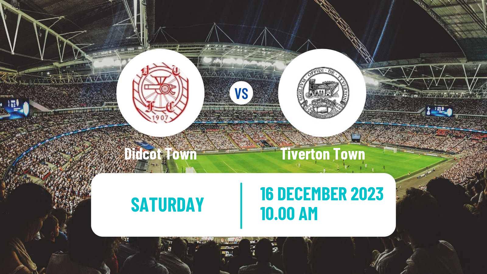 Soccer English Southern League South Division Didcot Town - Tiverton Town