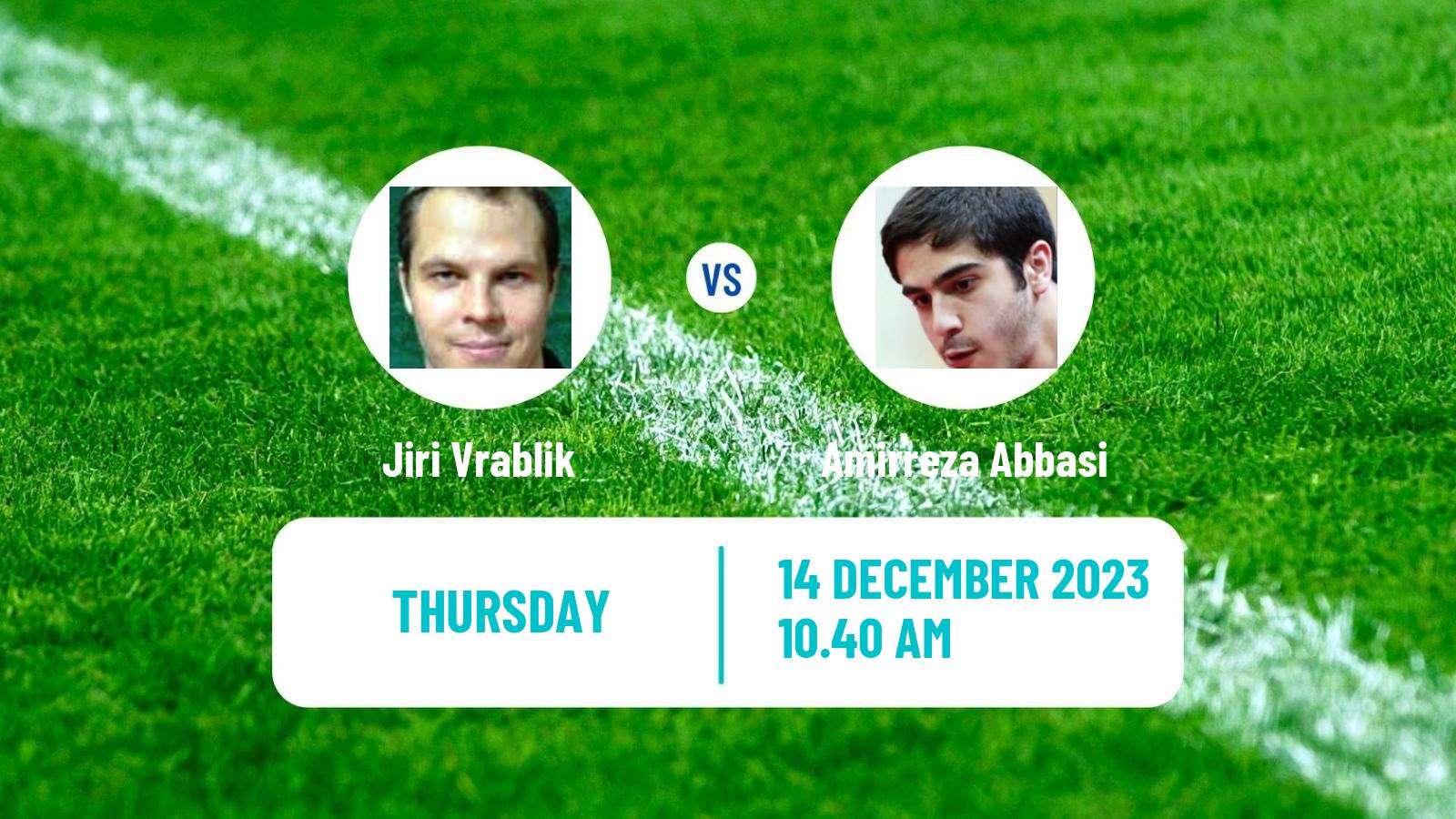 Table tennis Tt Star Series Men Jiri Vrablik - Amirreza Abbasi