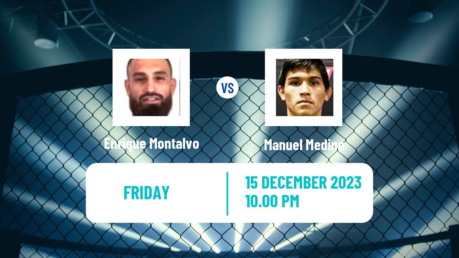 MMA Flyweight Cage Warriors Men Enrique Montalvo - Manuel Medina