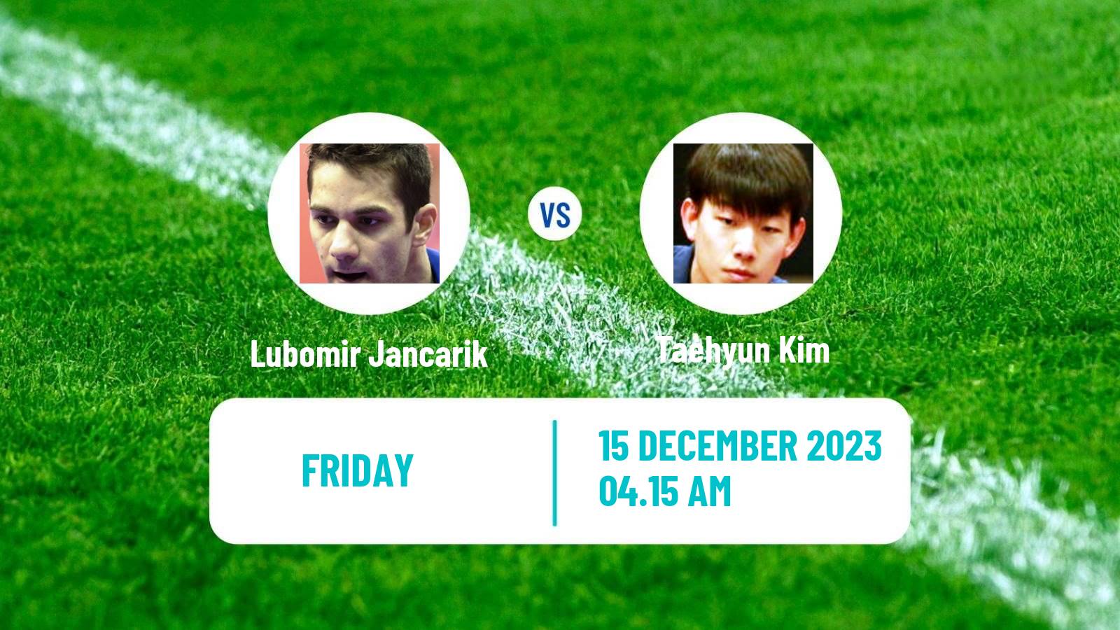 Table tennis Tt Star Series Men Lubomir Jancarik - Taehyun Kim