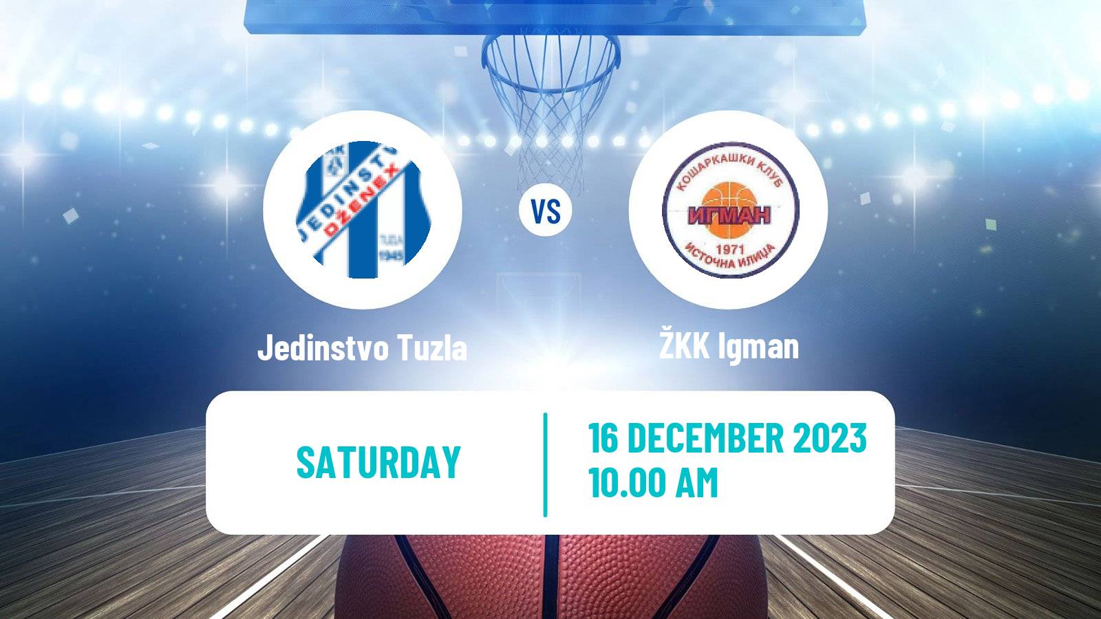 Basketball Bosnian Prvenstvo Basketball Women Jedinstvo Tuzla - Igman