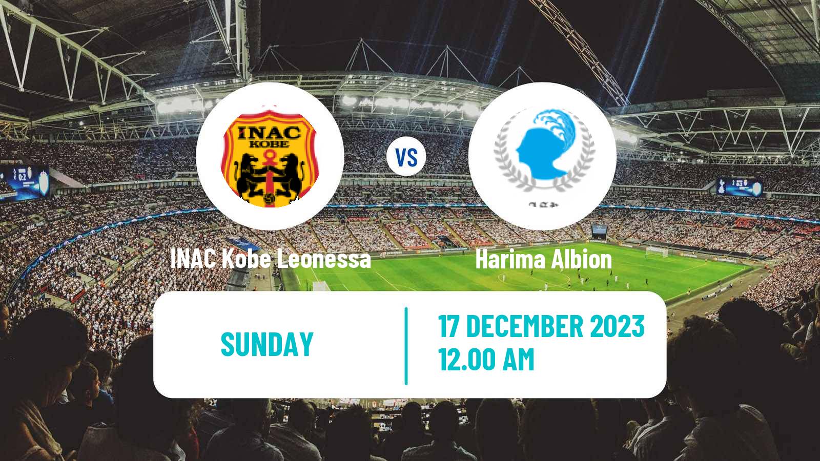 Soccer Japan Empress Cup Women INAC Kobe Leonessa - Harima Albion