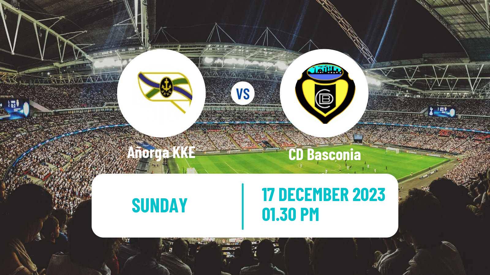 Soccer Spanish Tercera RFEF - Group 4 Añorga - Basconia
