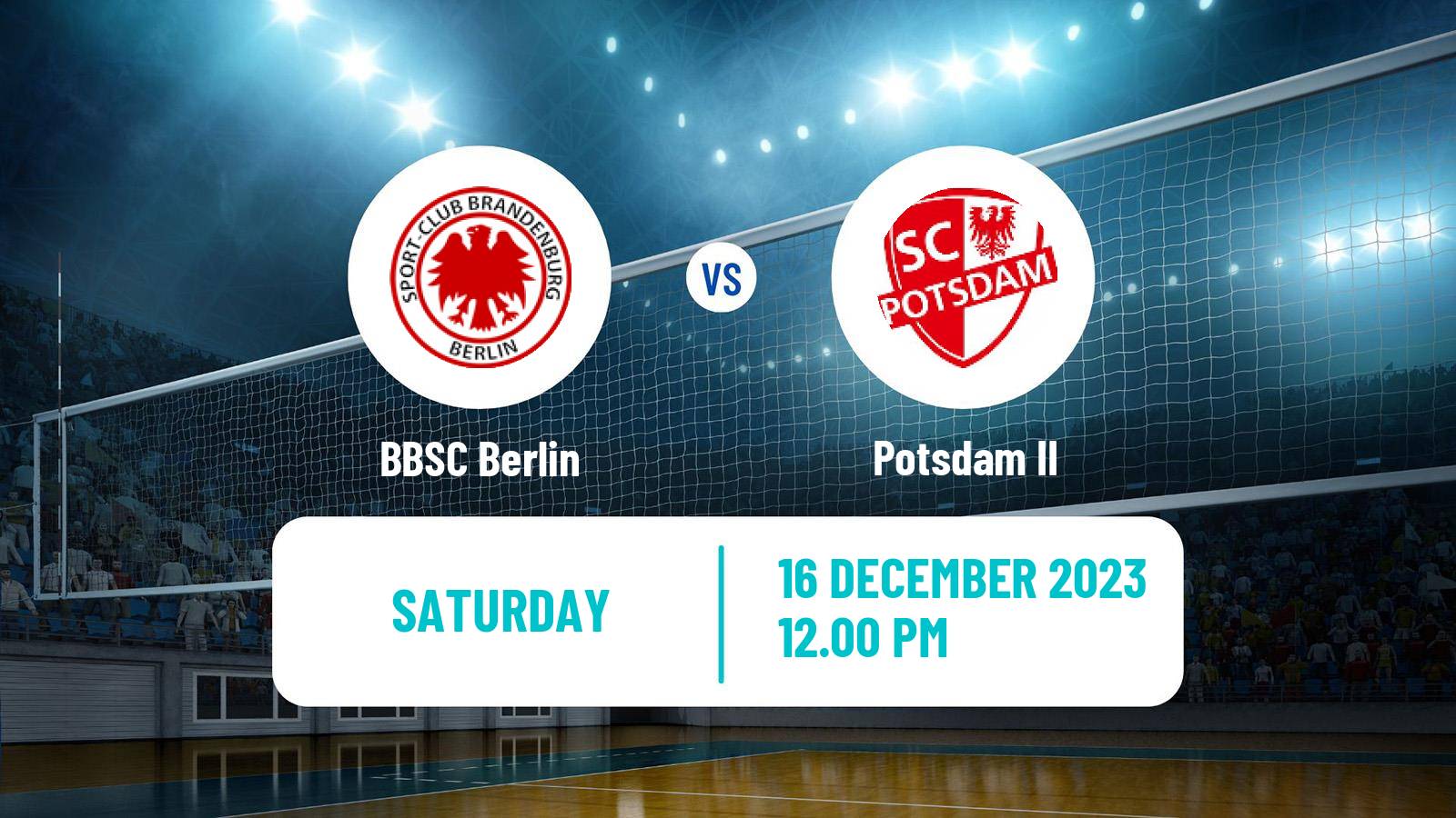Volleyball German 2 Bundesliga North Volleyball Women BBSC Berlin - Potsdam II
