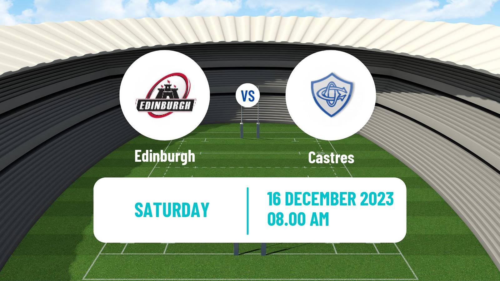 Rugby union Challenge Cup Rugby Edinburgh - Castres