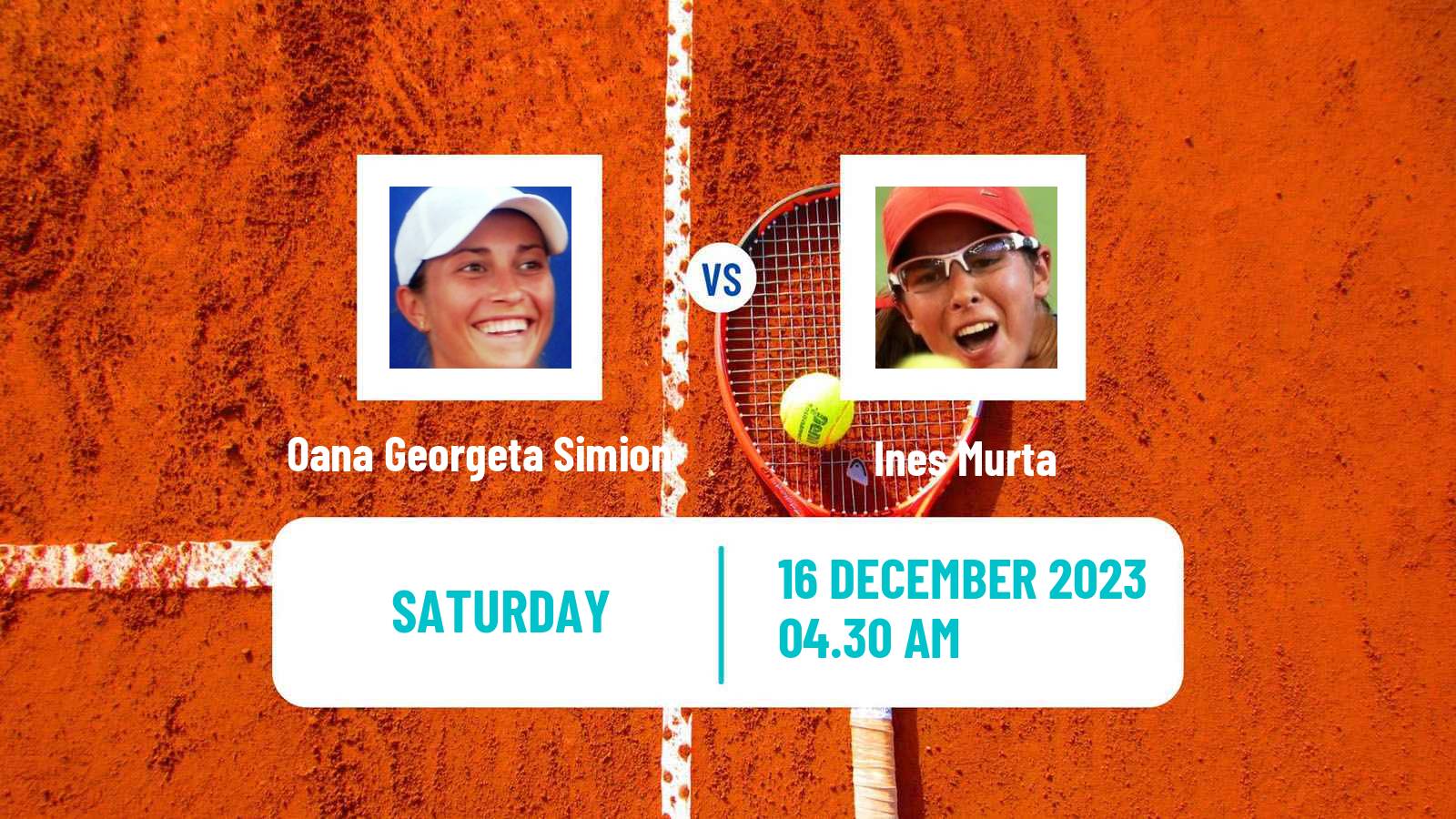 Tennis ITF W15 Melilla Women Oana Georgeta Simion - Ines Murta