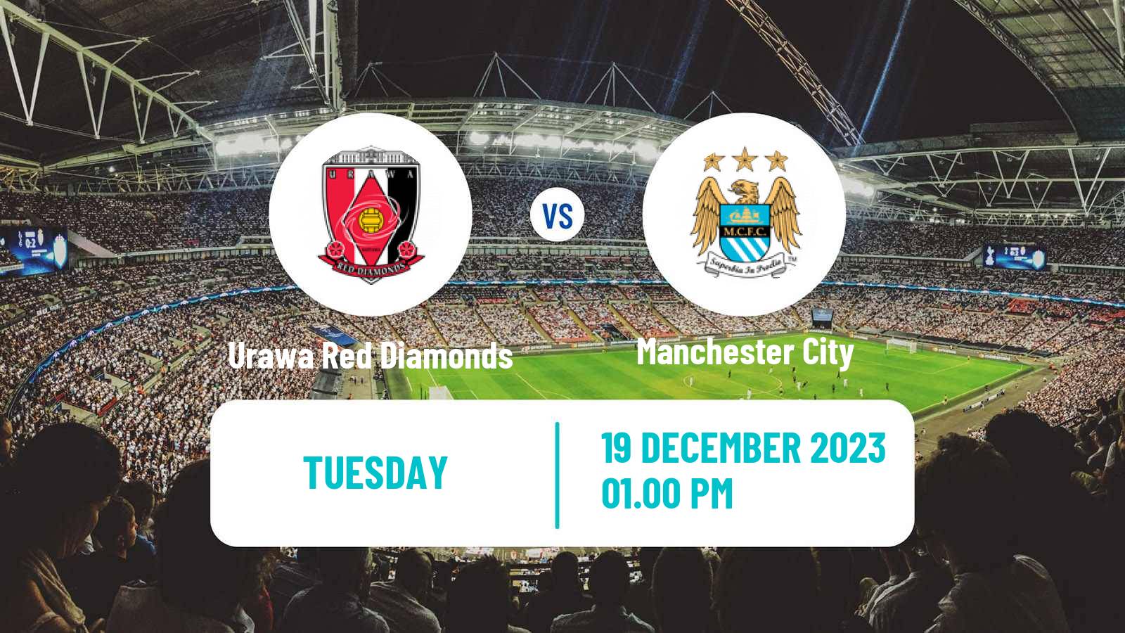 Soccer FIFA Club World Cup Urawa Red Diamonds - Manchester City