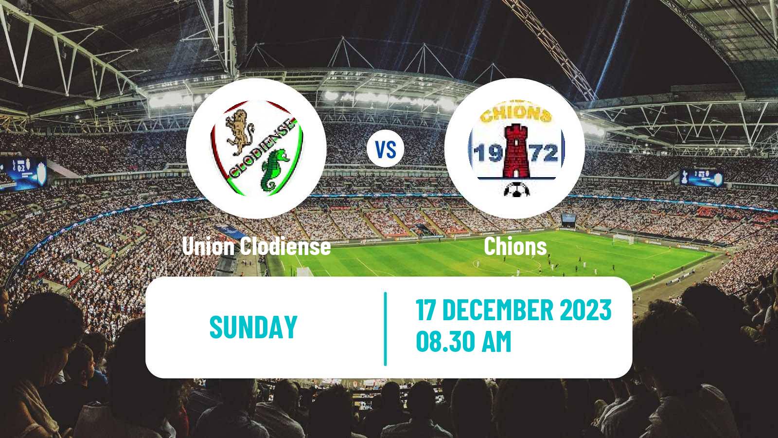 Soccer Italian Serie D - Group C Union Clodiense - Chions