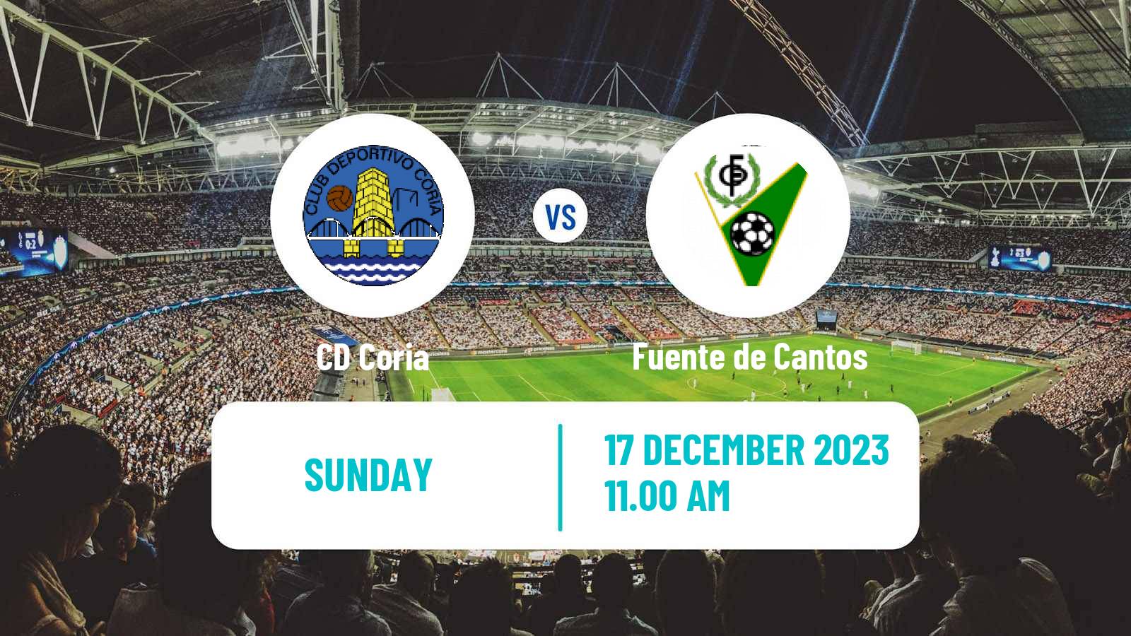 Soccer Spanish Tercera RFEF - Group 14 Coria - Fuente de Cantos