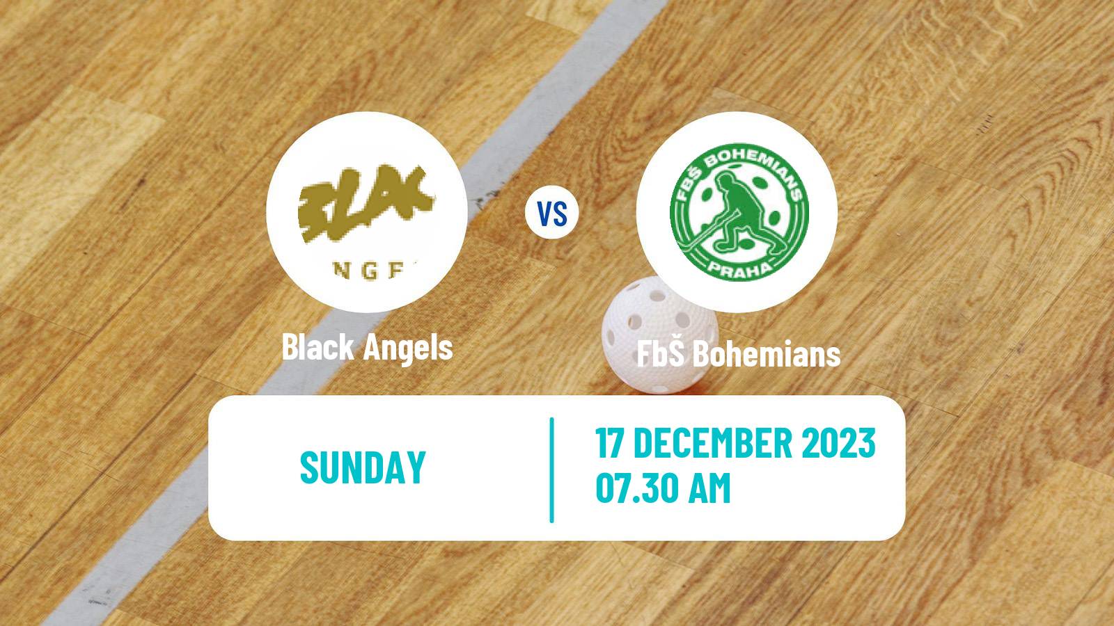 Floorball Czech Superliga Floorball Black Angels - FbŠ Bohemians