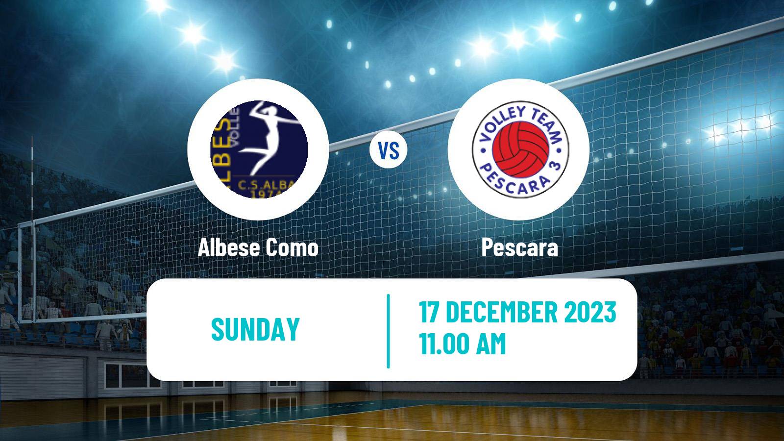 Volleyball Italian Serie A2 Volleyball Women Albese Como - Pescara